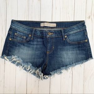 Guess Cut Off Denim Jean Shorts Industry Wash